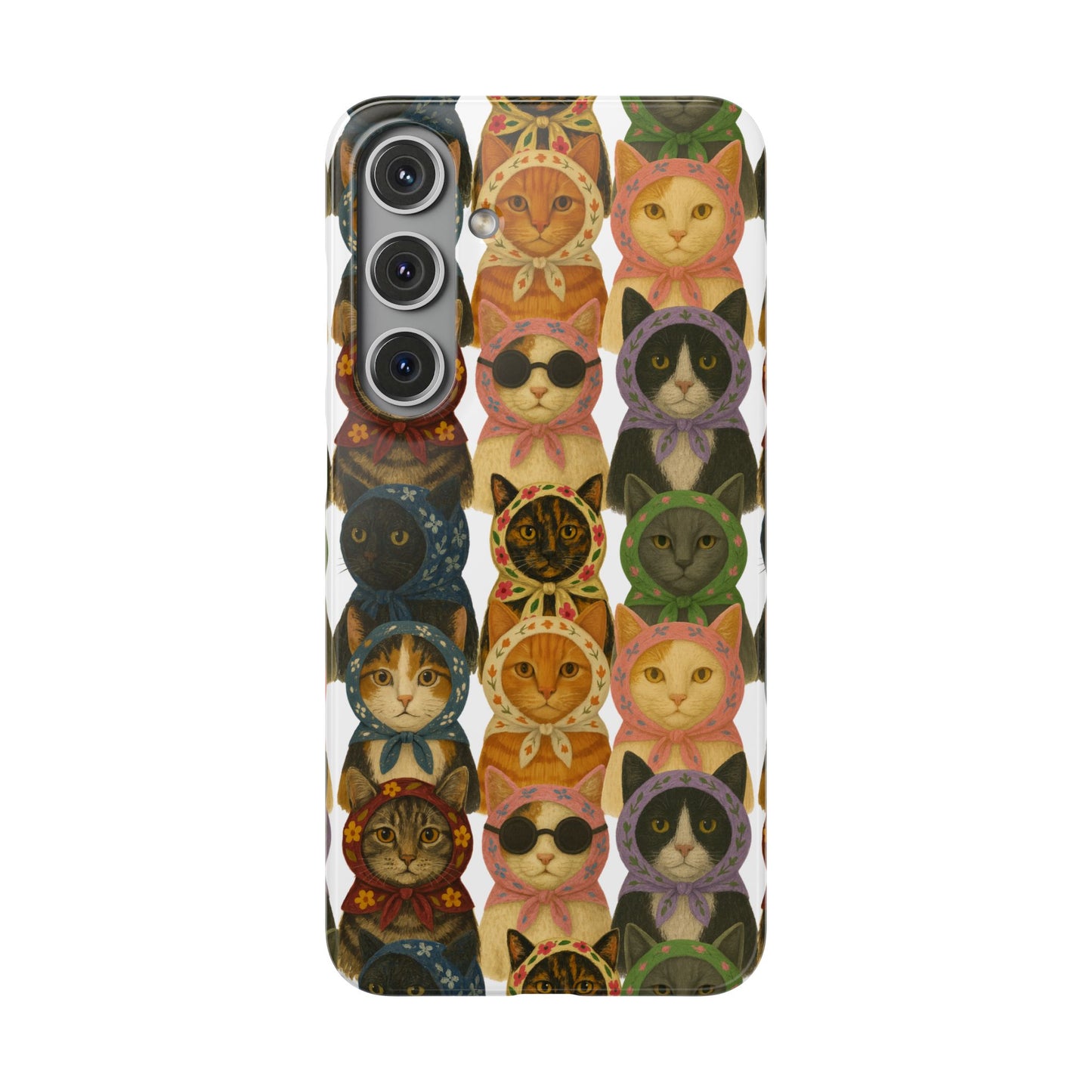 Babushka Cat Snap Phone Cases