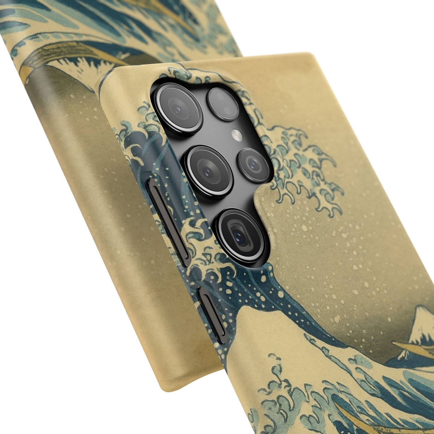 Babushka Cat x  The Great Wave Off Kanagawa Snap Phone Case