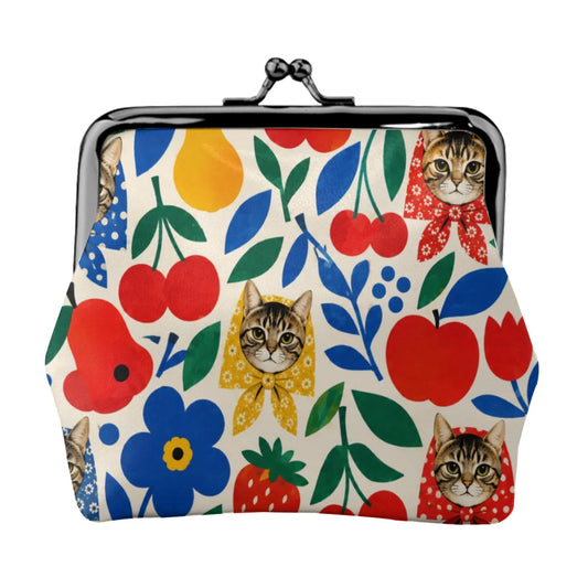 Babushka Fruity Tootie Kiss Lock Coin Purse