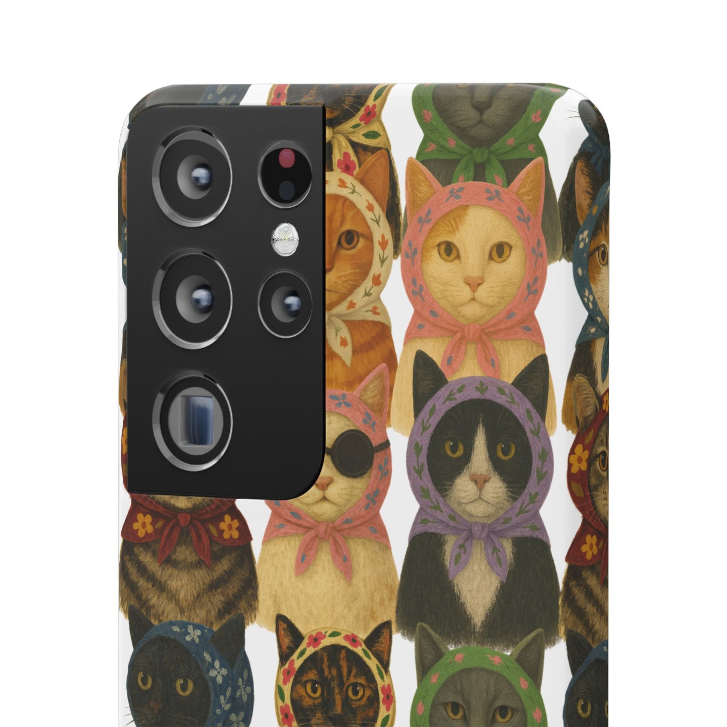Babushka Cat Snap Phone Cases