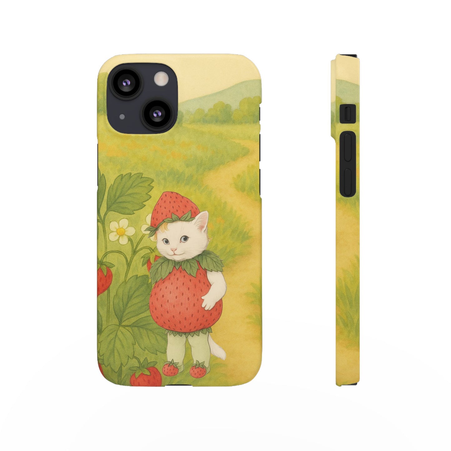 Strawberry Cat x Mother Earth's Children Snap Phone Case