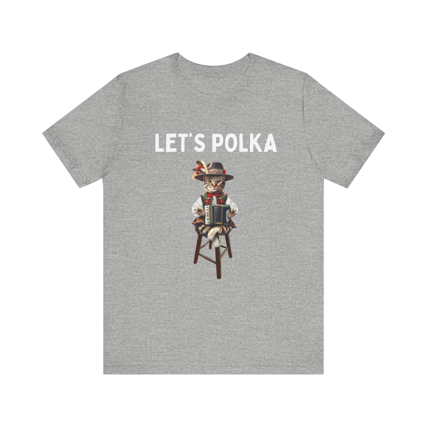 Polka Tee-Polish Cat Unisex Jersey Short Sleeve Tee for Cat Lovers and Polka Lovers