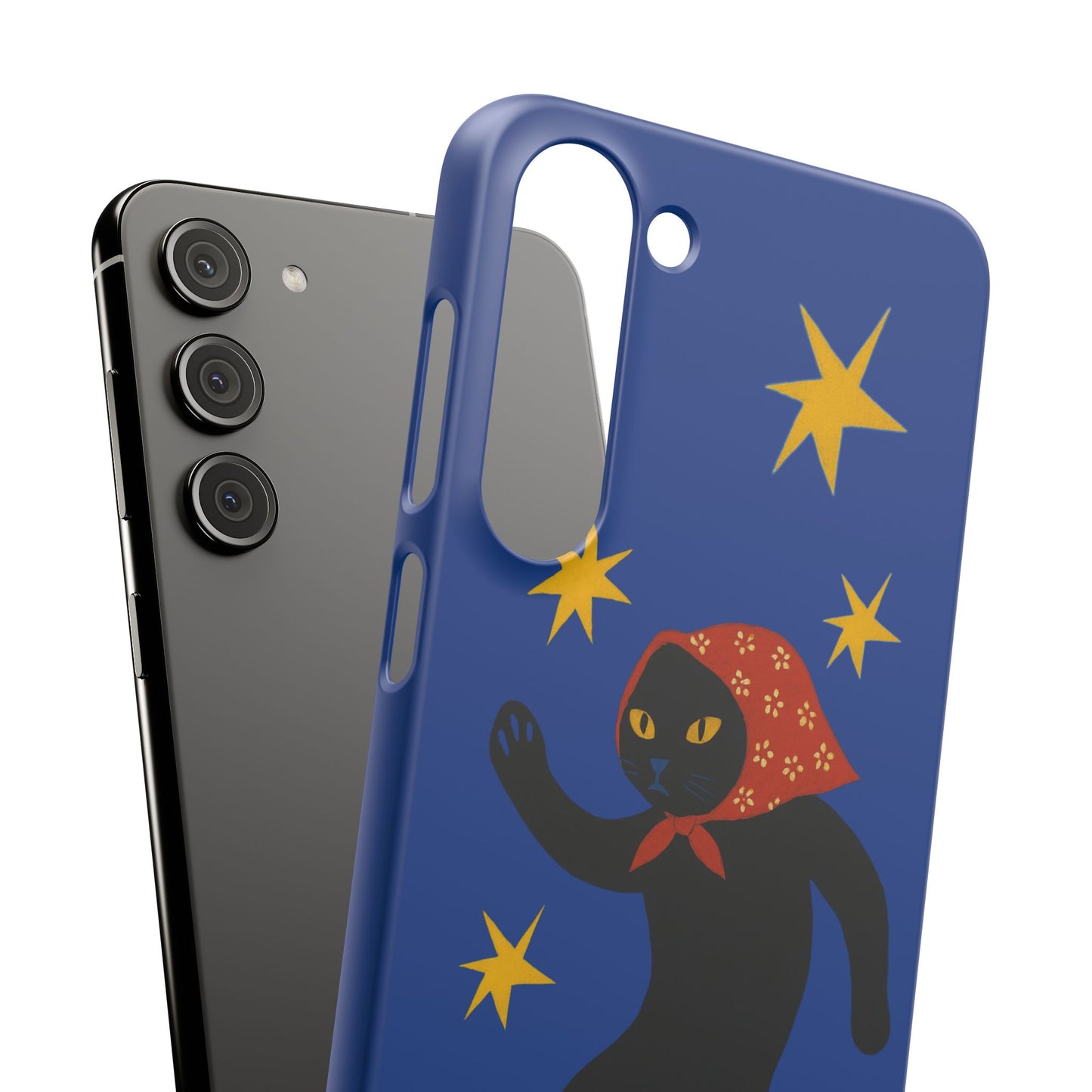 Babushka Cat x Matisse Style Snap Phone Case