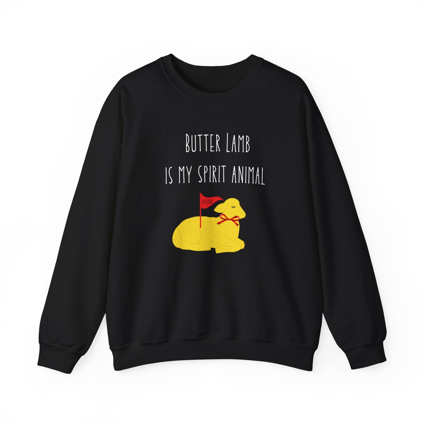 Butter Lamb Polish Pride,  Polish Gifts, Unisex Heavy Blend Crewneck Sweatshirt