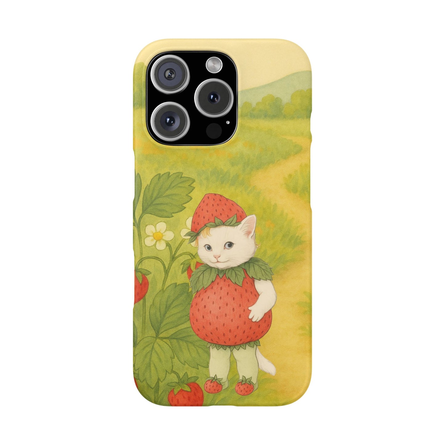 Strawberry Cat x Mother Earth's Children Snap Phone Case
