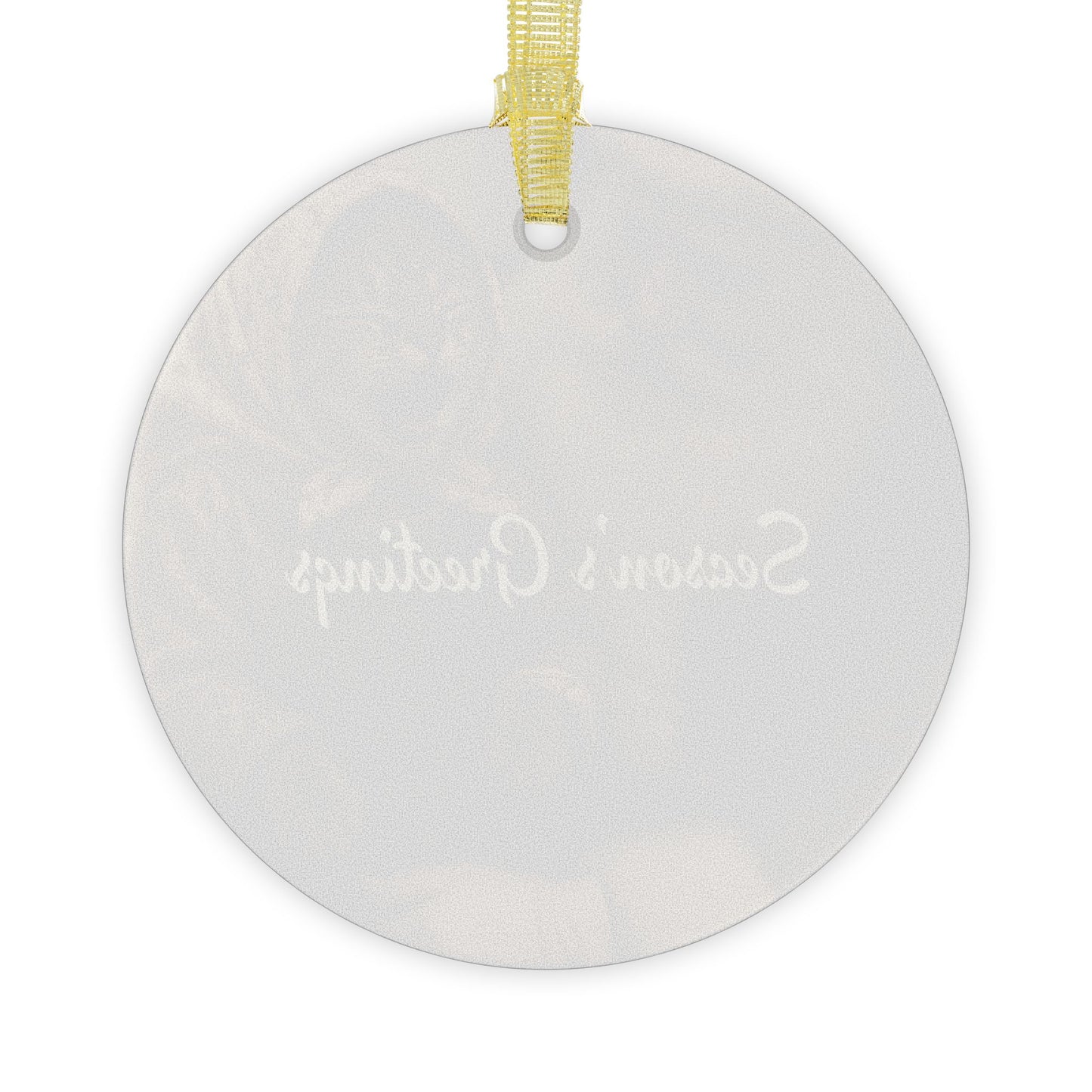 Babushka Cat Ornament, Funny Christmas Cat Ornament, Glass Ornament