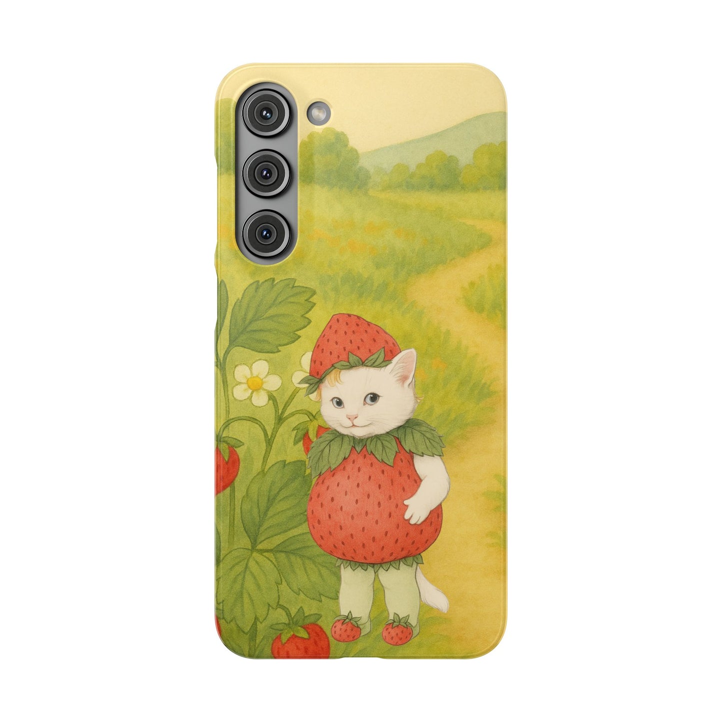 Strawberry Cat x Mother Earth's Children Snap Phone Case