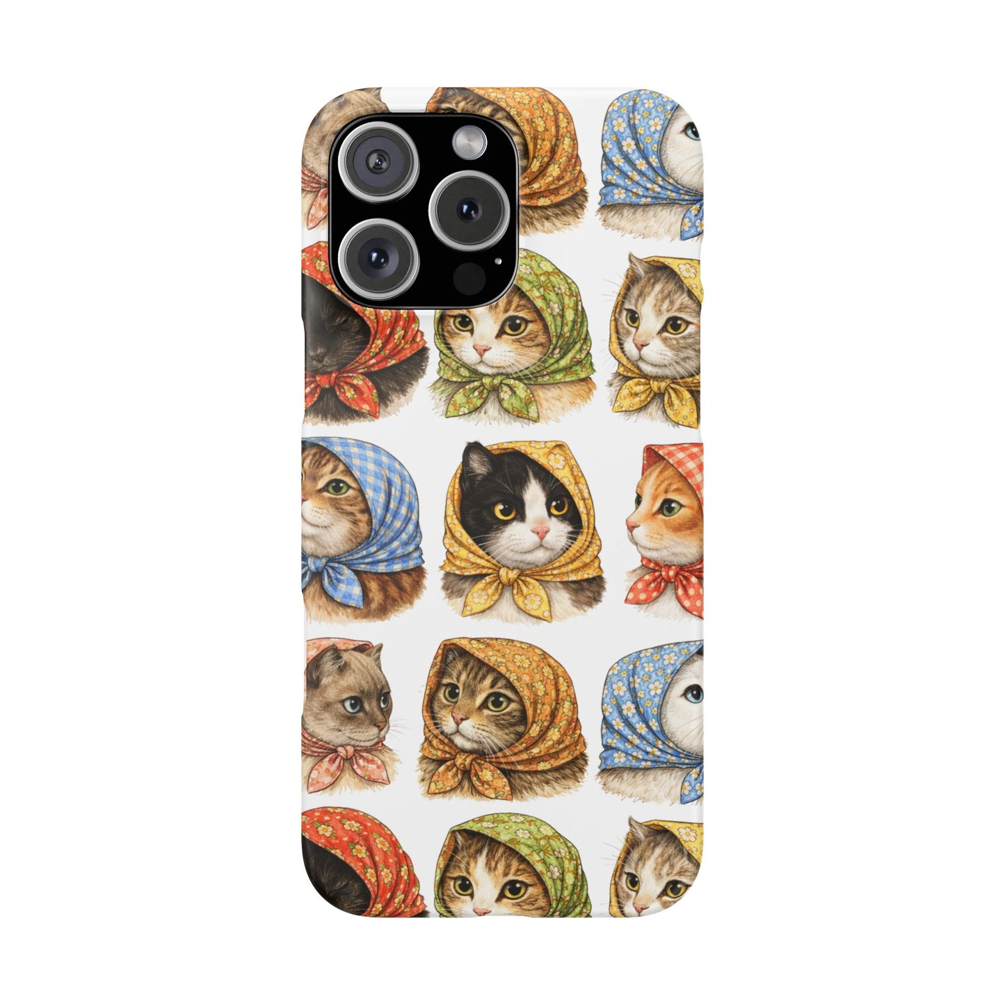 Babushka Cats Snap Phone Case