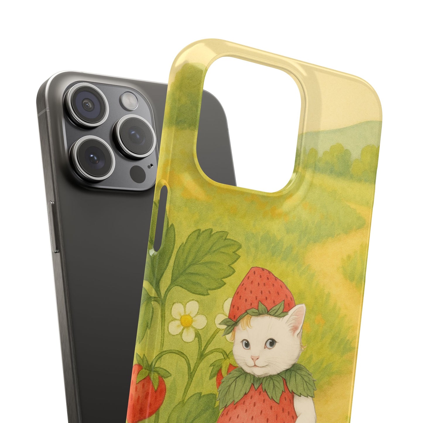 Strawberry Cat x Mother Earth's Children Snap Phone Case