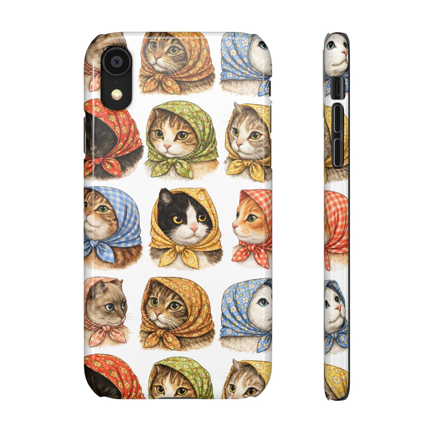 Babushka Cats Snap Phone Case