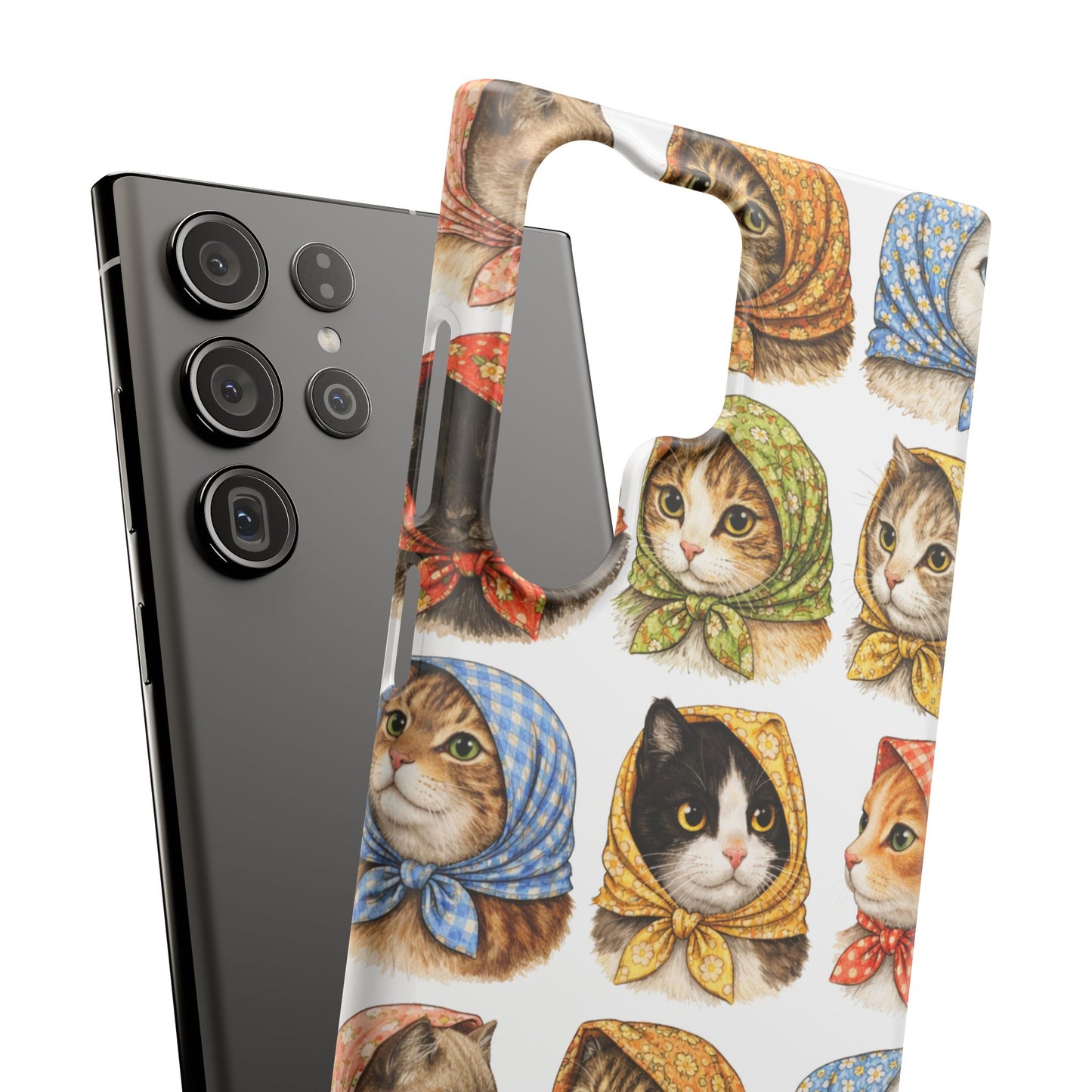 Babushka Cats Snap Phone Case