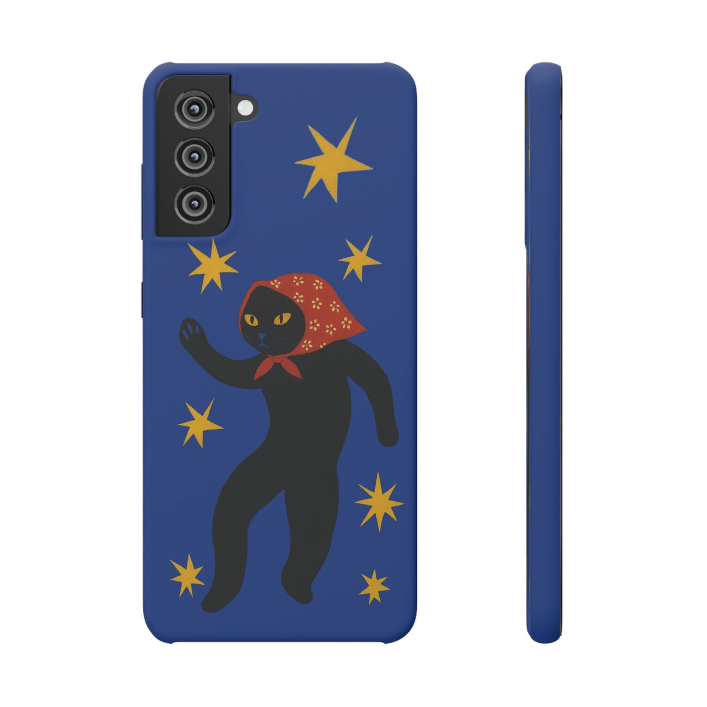 Babushka Cat x Matisse Style Snap Phone Case