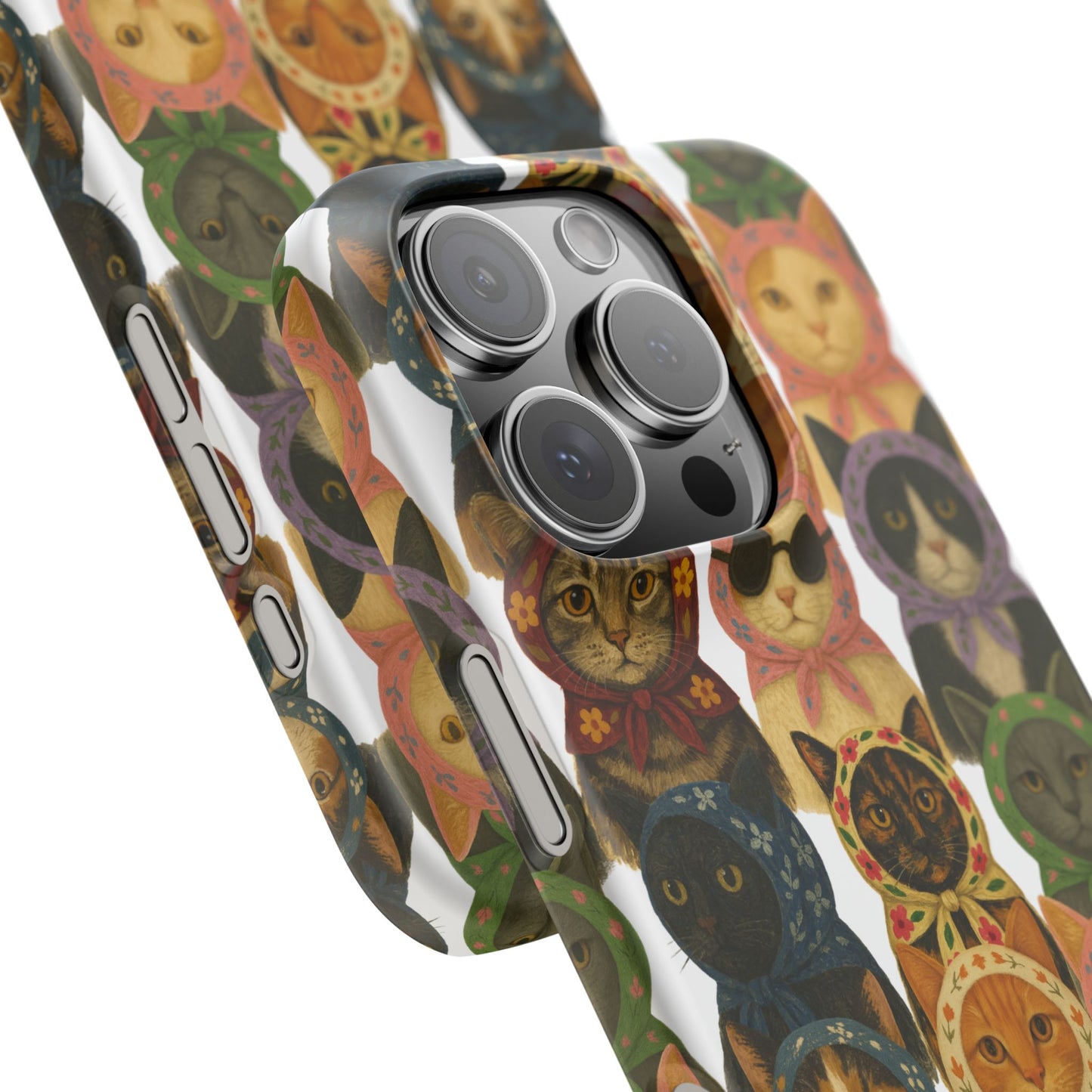 Babushka Cat Snap Phone Cases