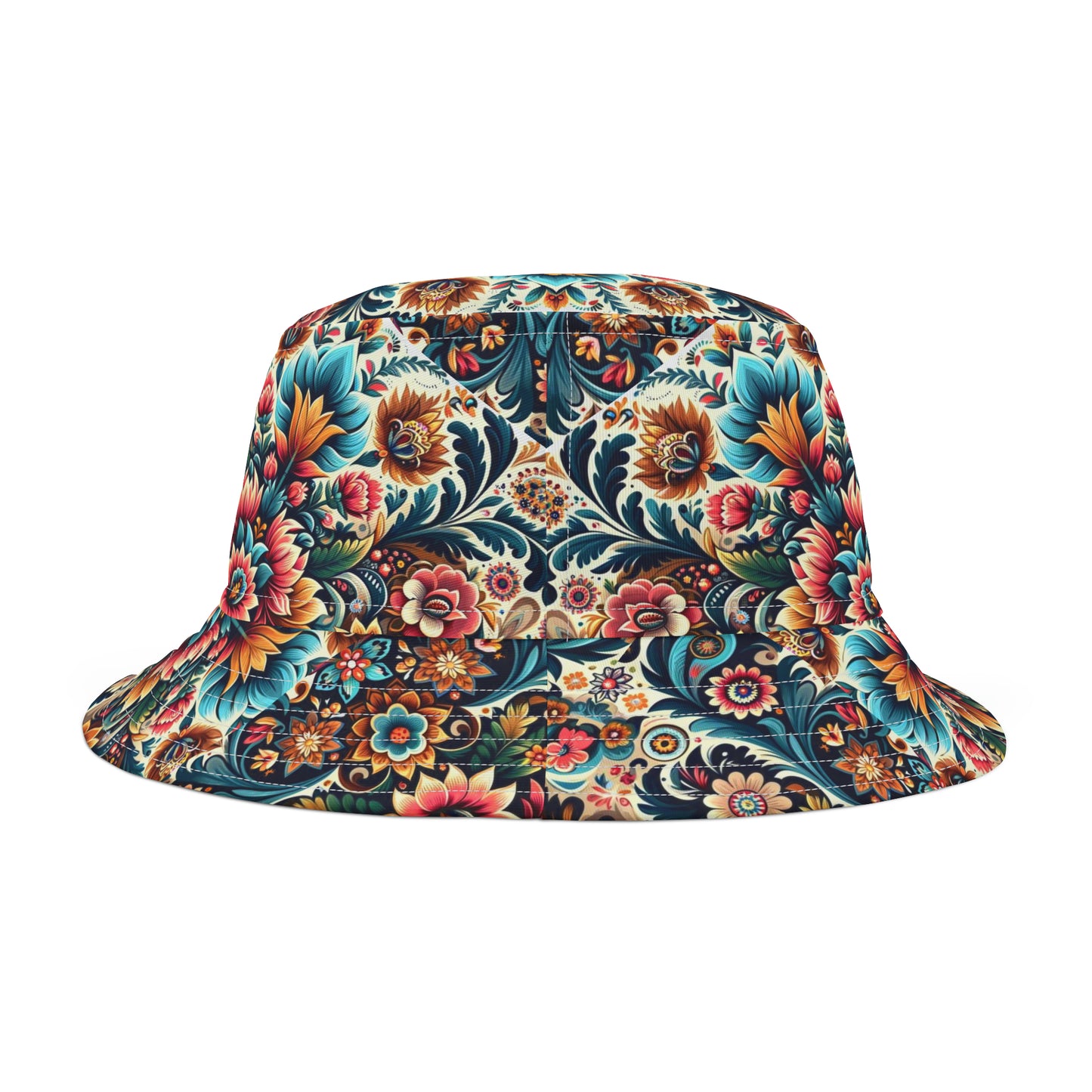 Polish Folk Art Floral Bucket Hat (AOP)