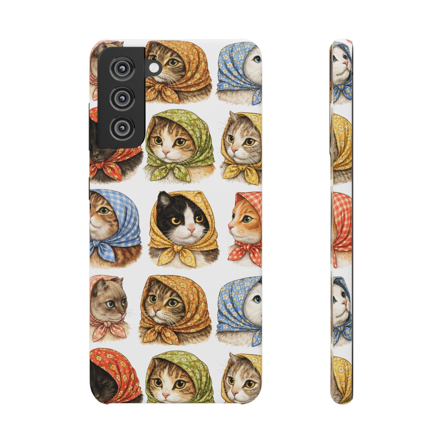 Babushka Cats Snap Phone Case