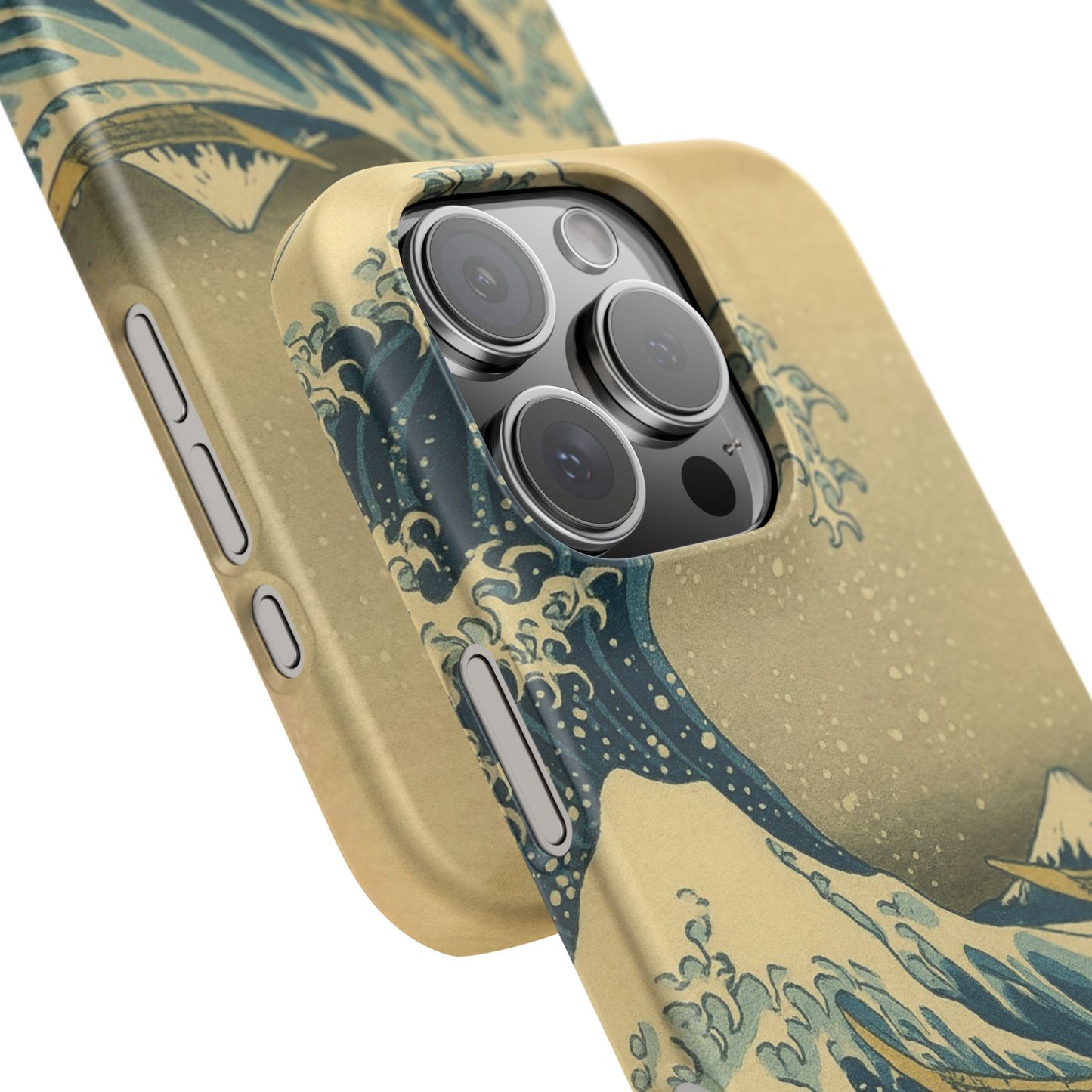 Babushka Cat x  The Great Wave Off Kanagawa Snap Phone Case