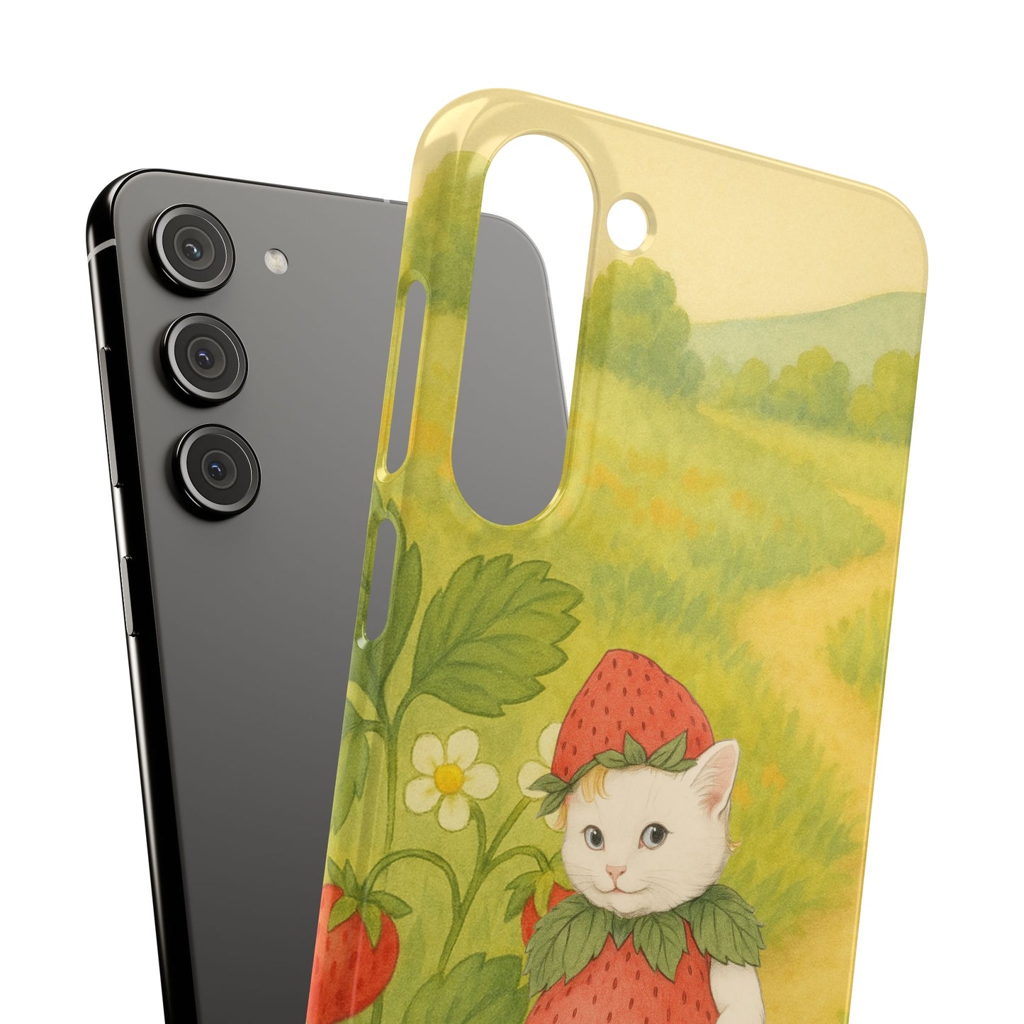 Strawberry Cat x Mother Earth's Children Snap Phone Case
