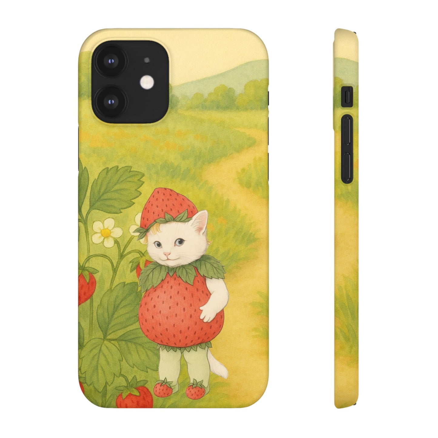 Strawberry Cat x Mother Earth's Children Snap Phone Case