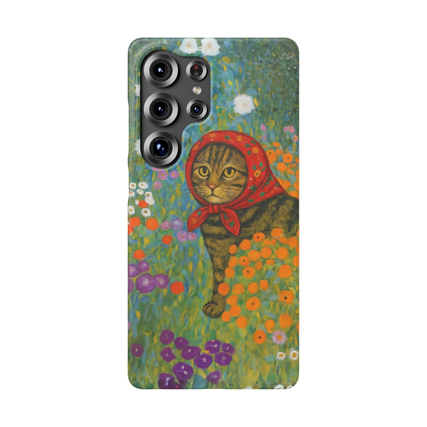 Babushka Cat Gusav Klimt Snap Phone Case