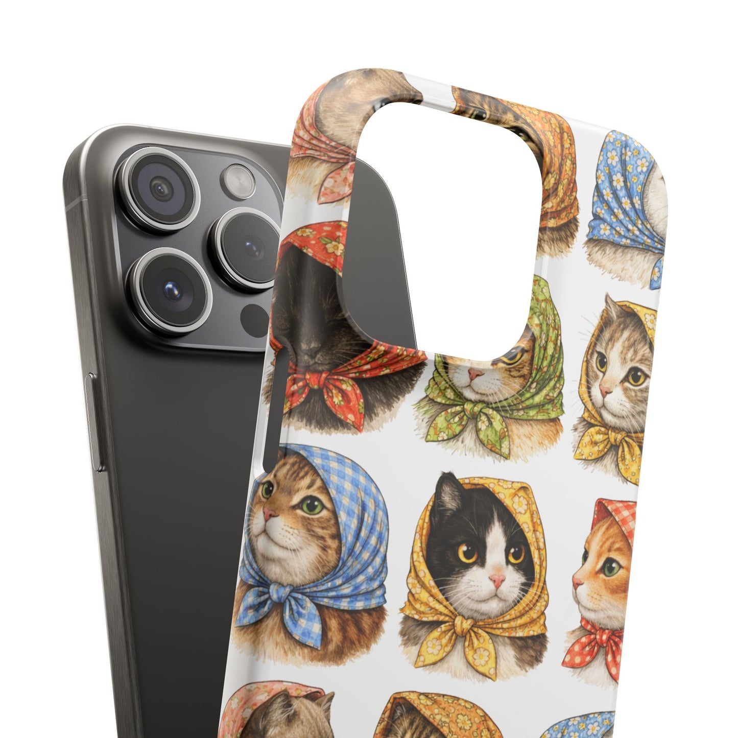 Babushka Cats Snap Phone Case