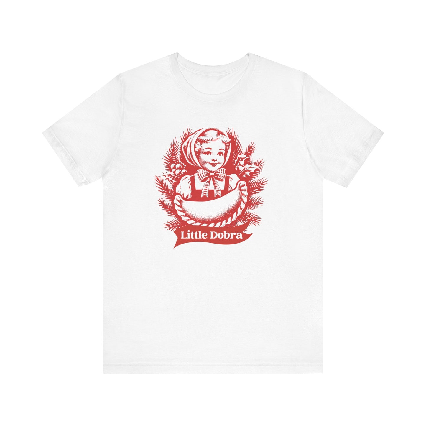 Pierogi Girl, Little Dobra, Unisex Jersey Short Sleeve Tee Perfect for Polish Events