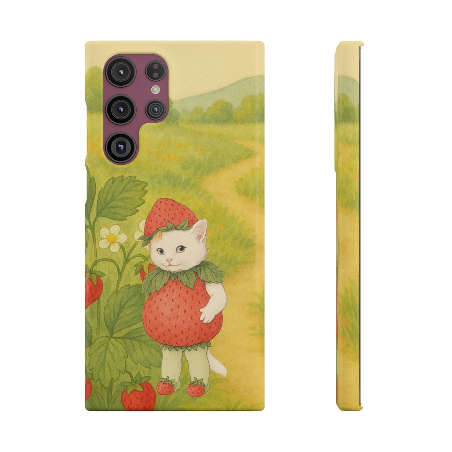 Strawberry Cat x Mother Earth's Children Snap Phone Case