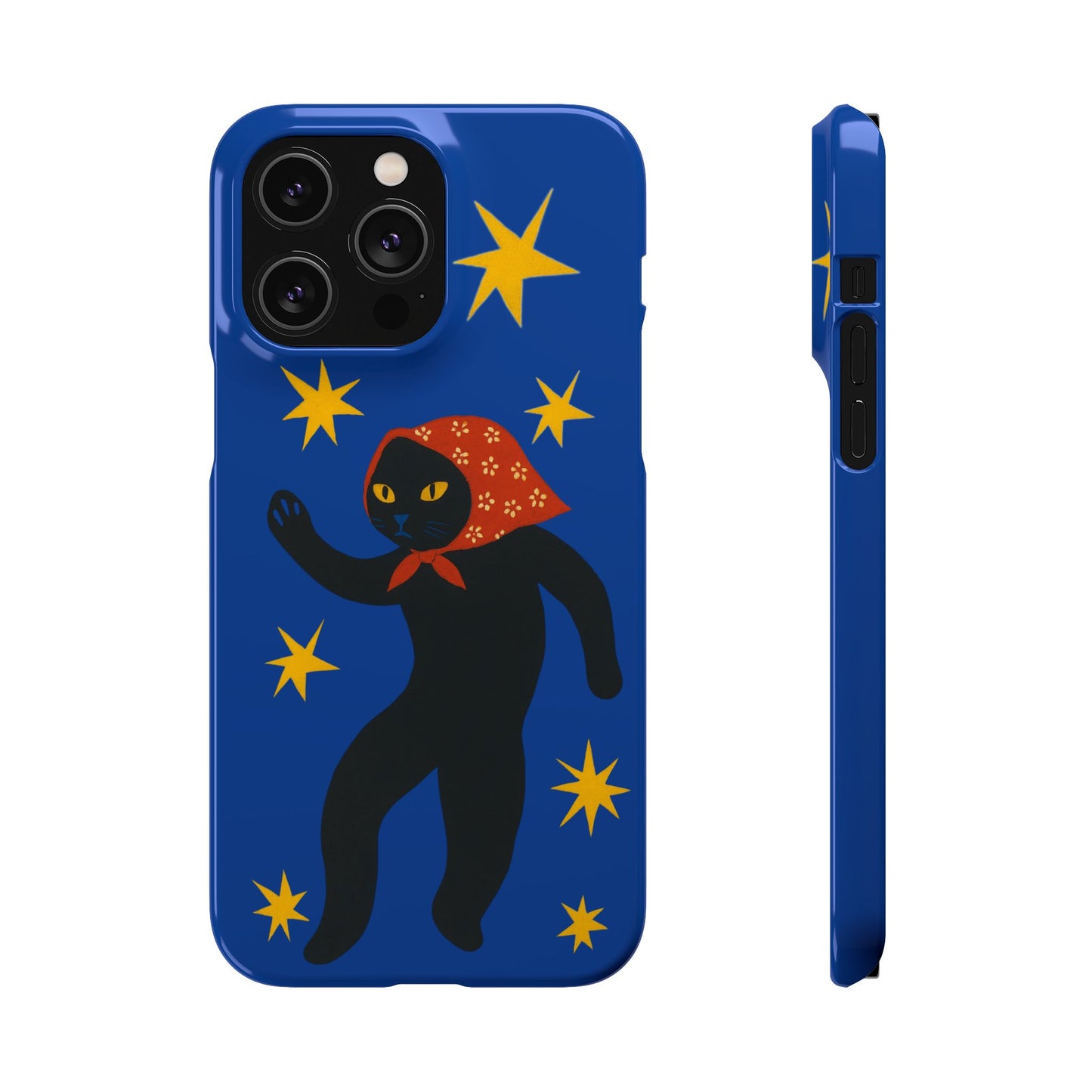 Babushka Cat x Matisse Style Snap Phone Case
