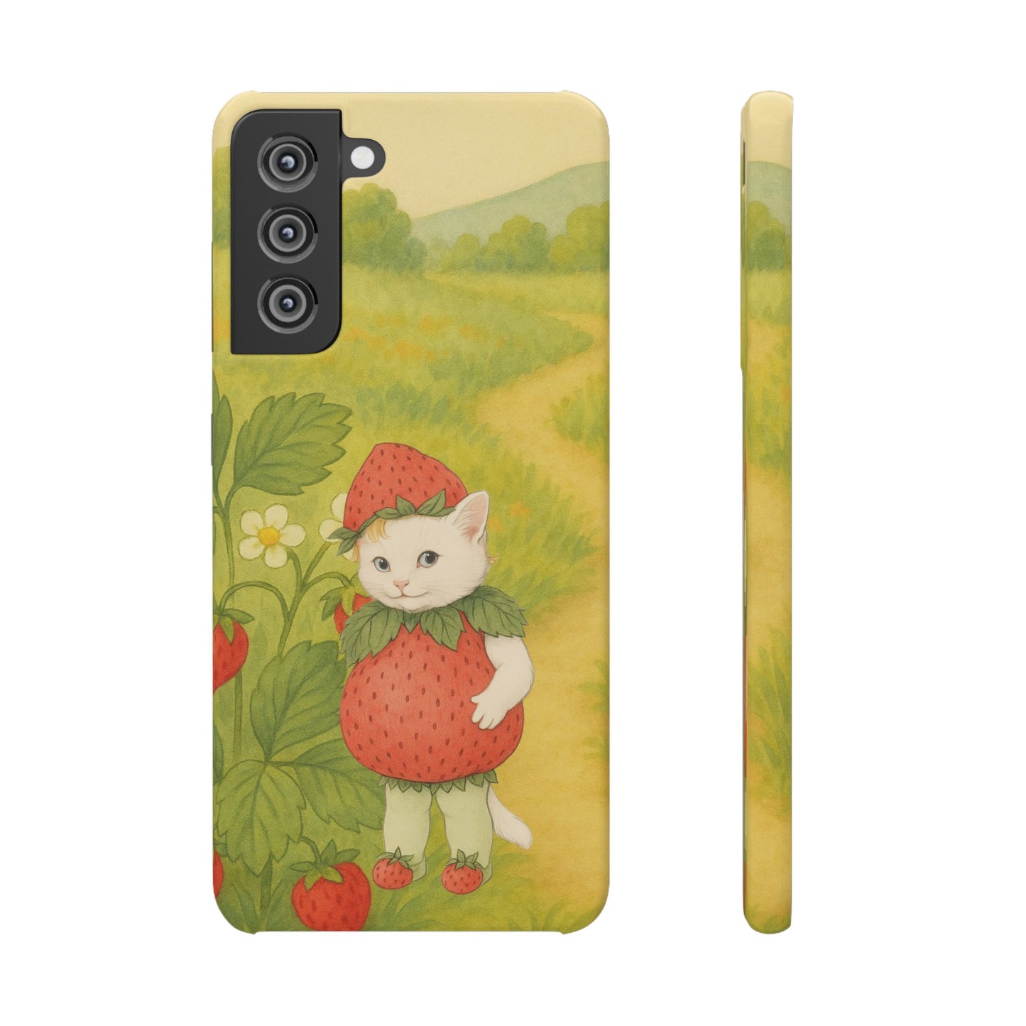 Strawberry Cat x Mother Earth's Children Snap Phone Case