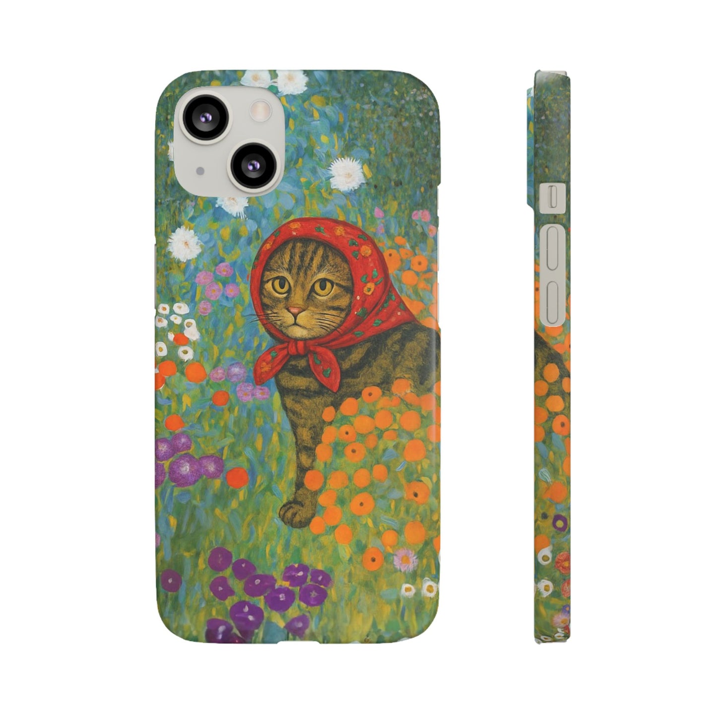 Babushka Cat Gusav Klimt Snap Phone Case