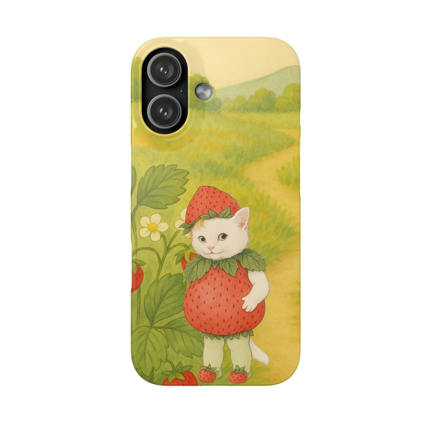 Strawberry Cat x Mother Earth's Children Snap Phone Case