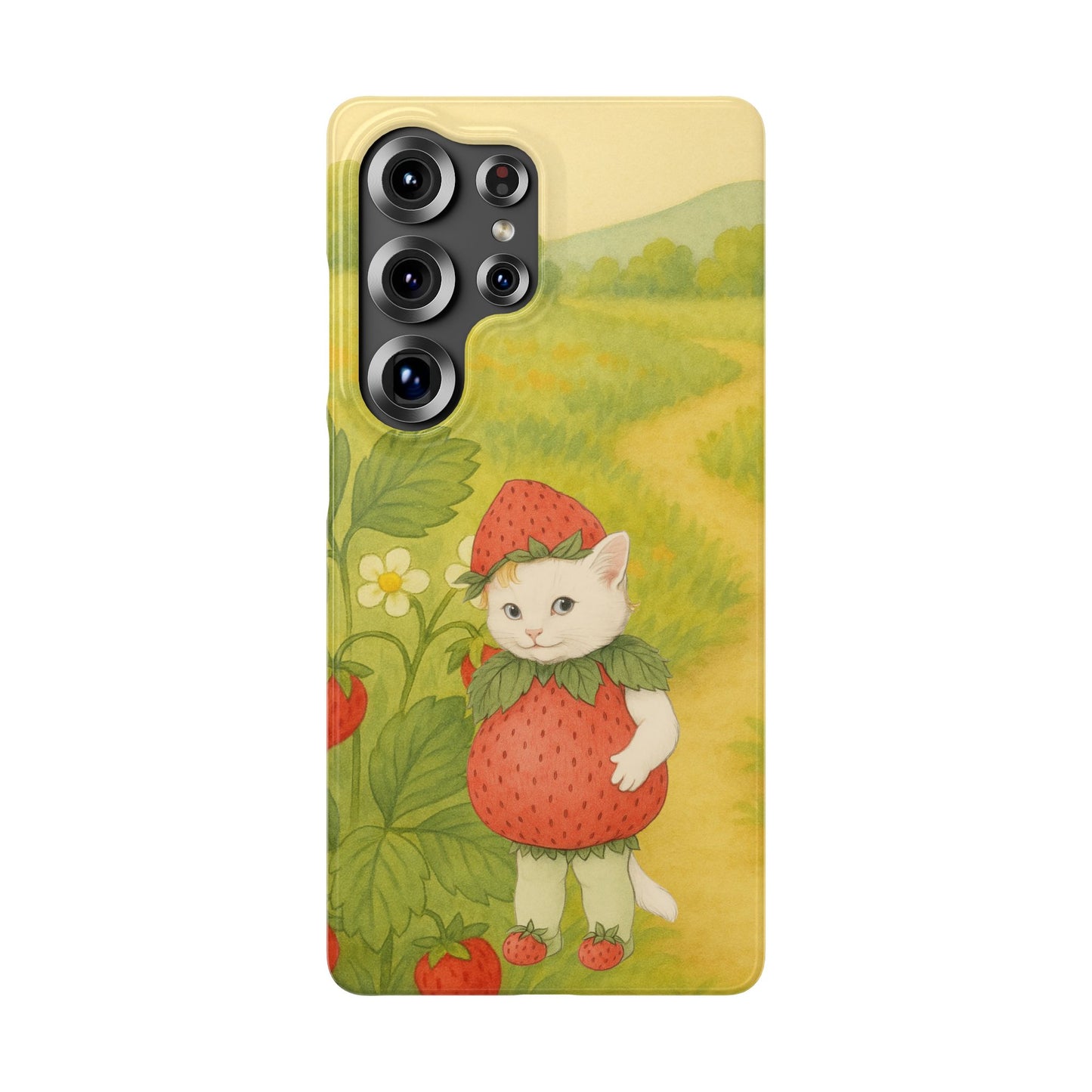 Strawberry Cat x Mother Earth's Children Snap Phone Case