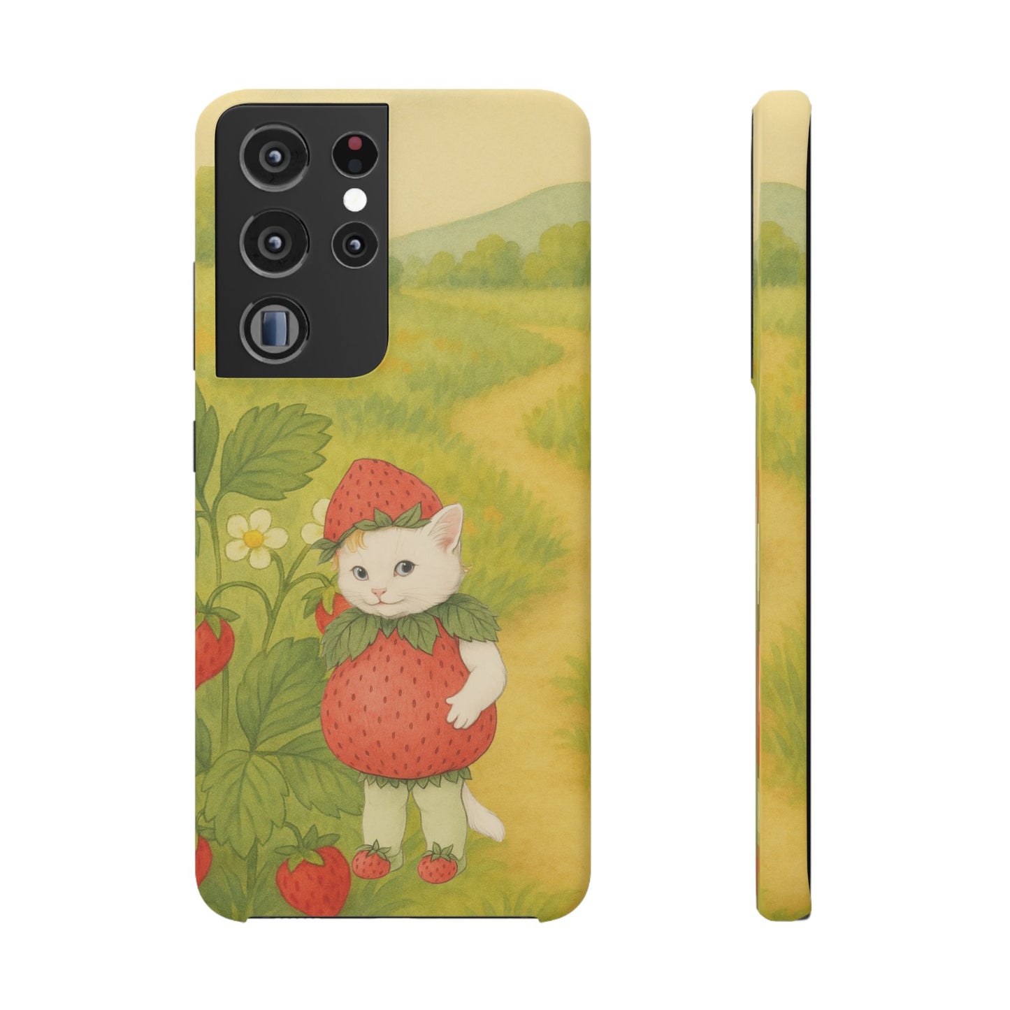 Strawberry Cat x Mother Earth's Children Snap Phone Case