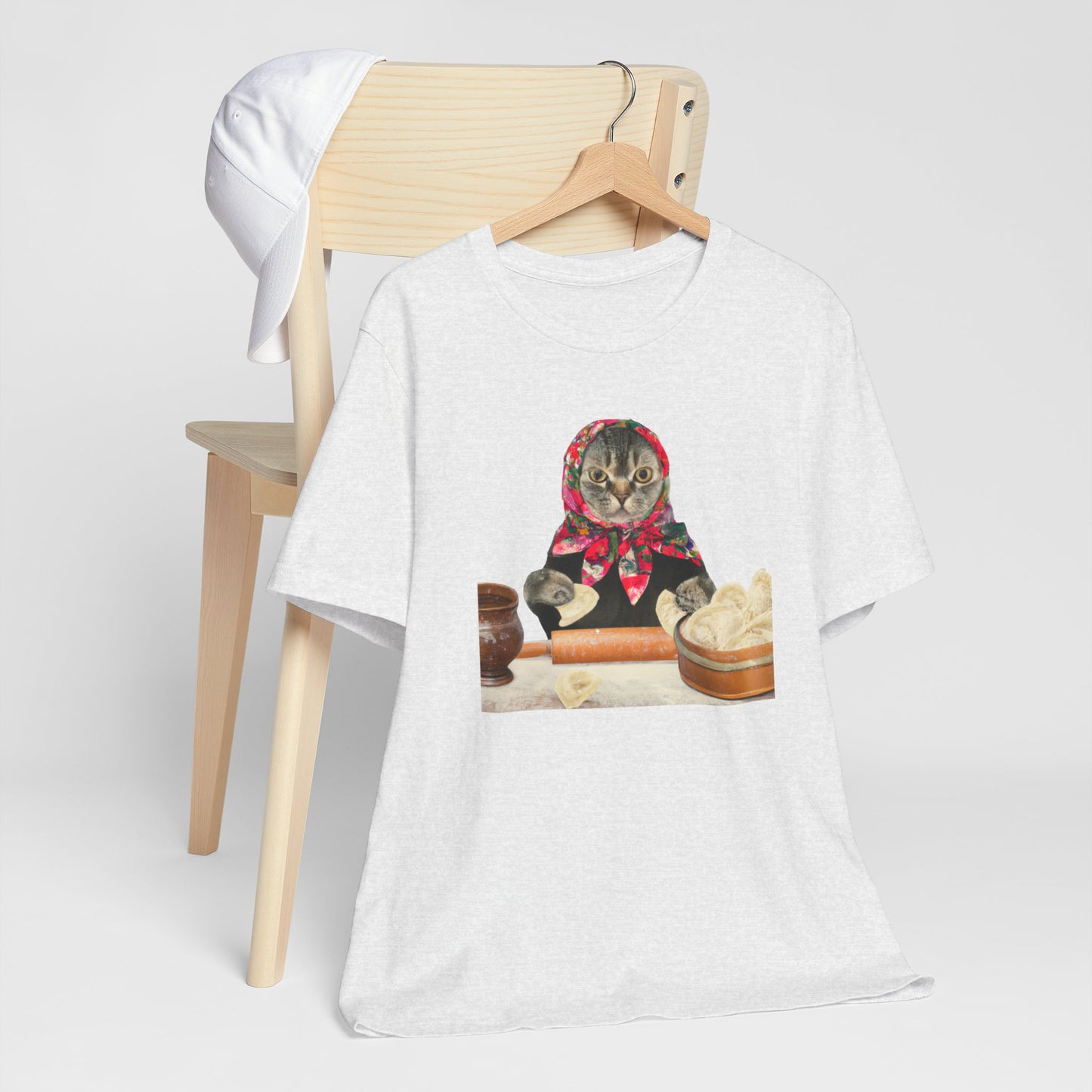 Babushka Makes Pierogi T-Shirt (Unisex)