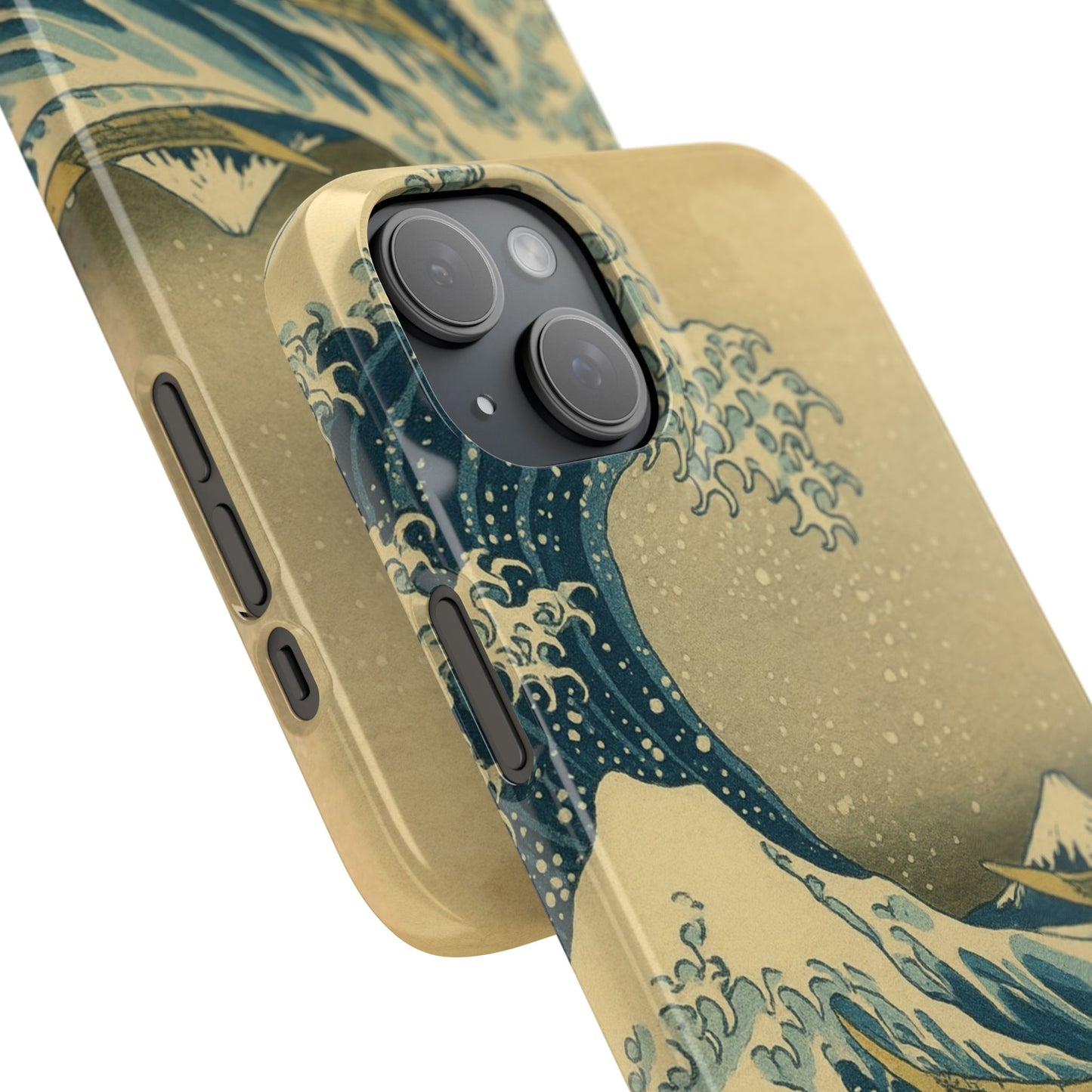 Babushka Cat x  The Great Wave Off Kanagawa Snap Phone Case