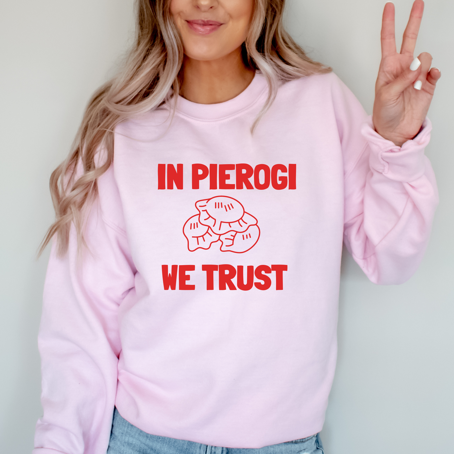 Pierogi Lover, Polish Pride, Unisex Heavy Blend™ Crewneck Sweatshirt for Polish Pierogi Lover