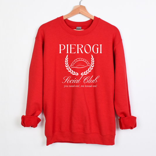 Pierogi Crew, Pierogi Maker Unisex Heavy Blend™ Crewneck Sweatshirt, Polish Pride, Pierogi Social Club