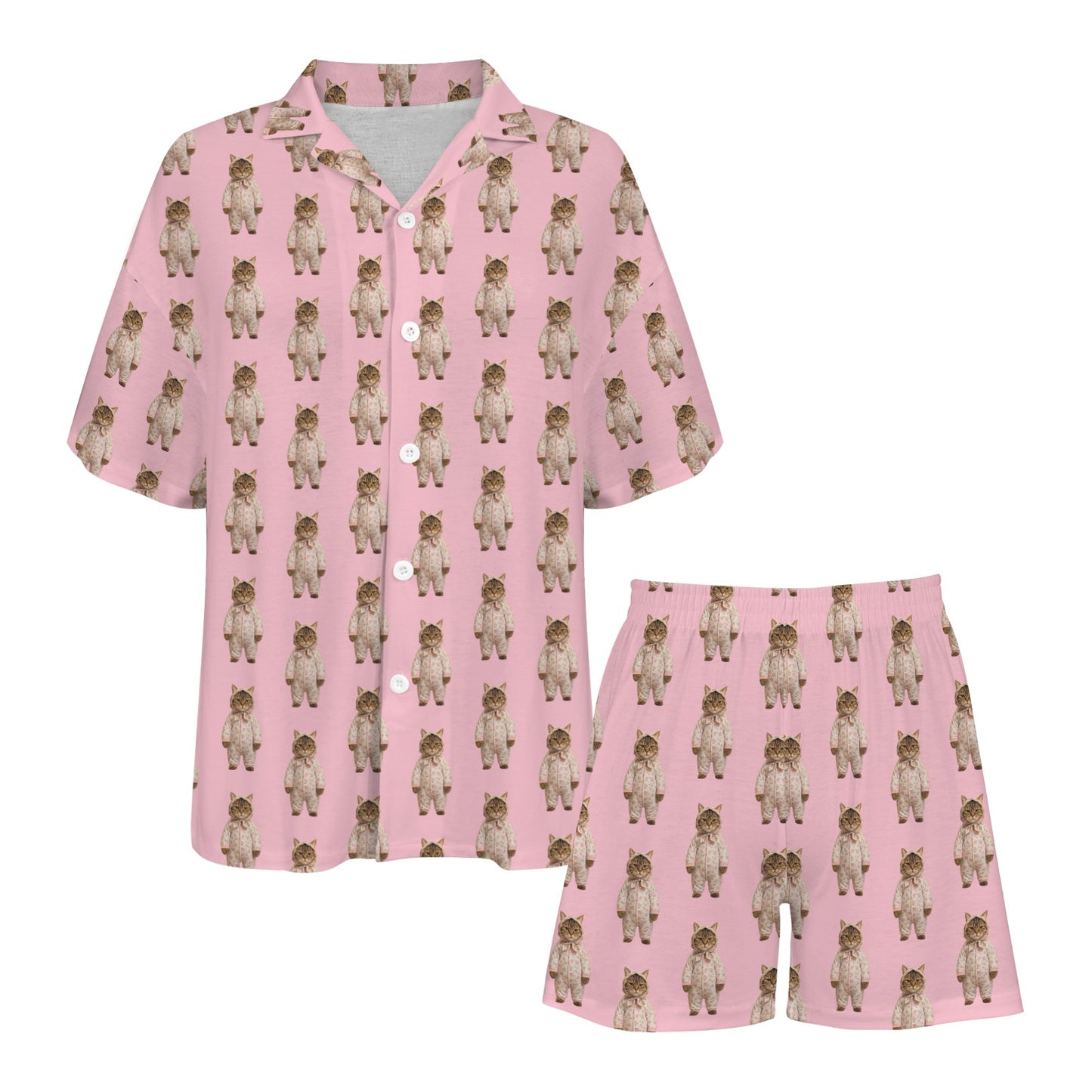 Babushka Cat Pajama Set