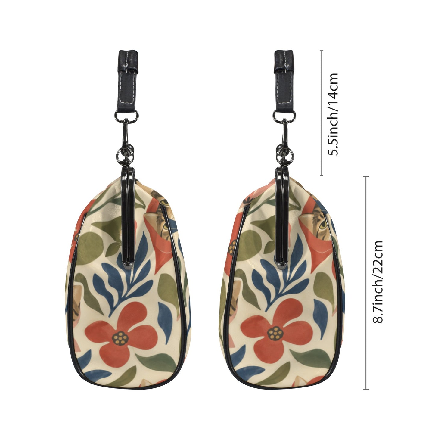 Babushka Matisse-ish VIntage Style Kisslock Purse