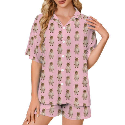 Babushka Cat Pajama Set
