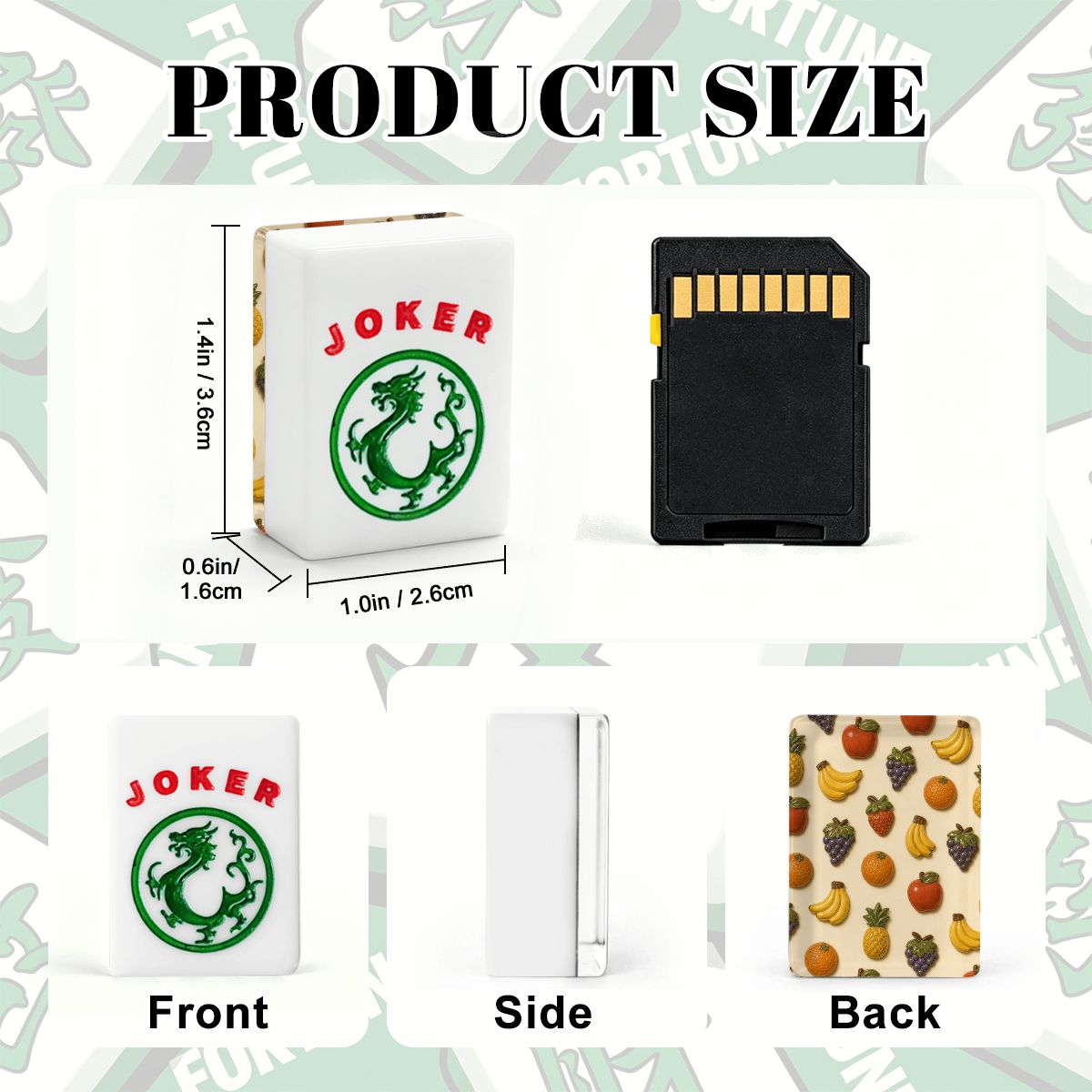 Fruit Magnet 70's Aesthetic American Mahjong Tiles