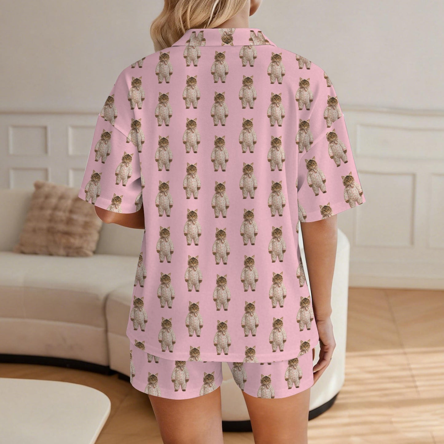 Babushka Cat Pajama Set