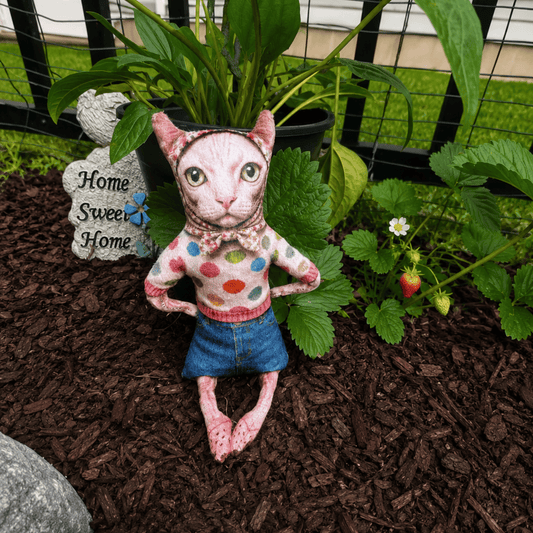 Poseable Shaped Plush Doll hairless cat