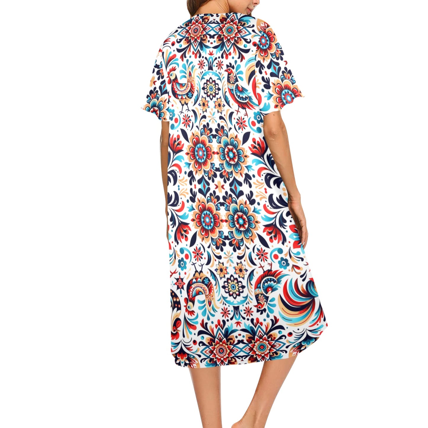 Wycinanki pattern Women's MuuMuu