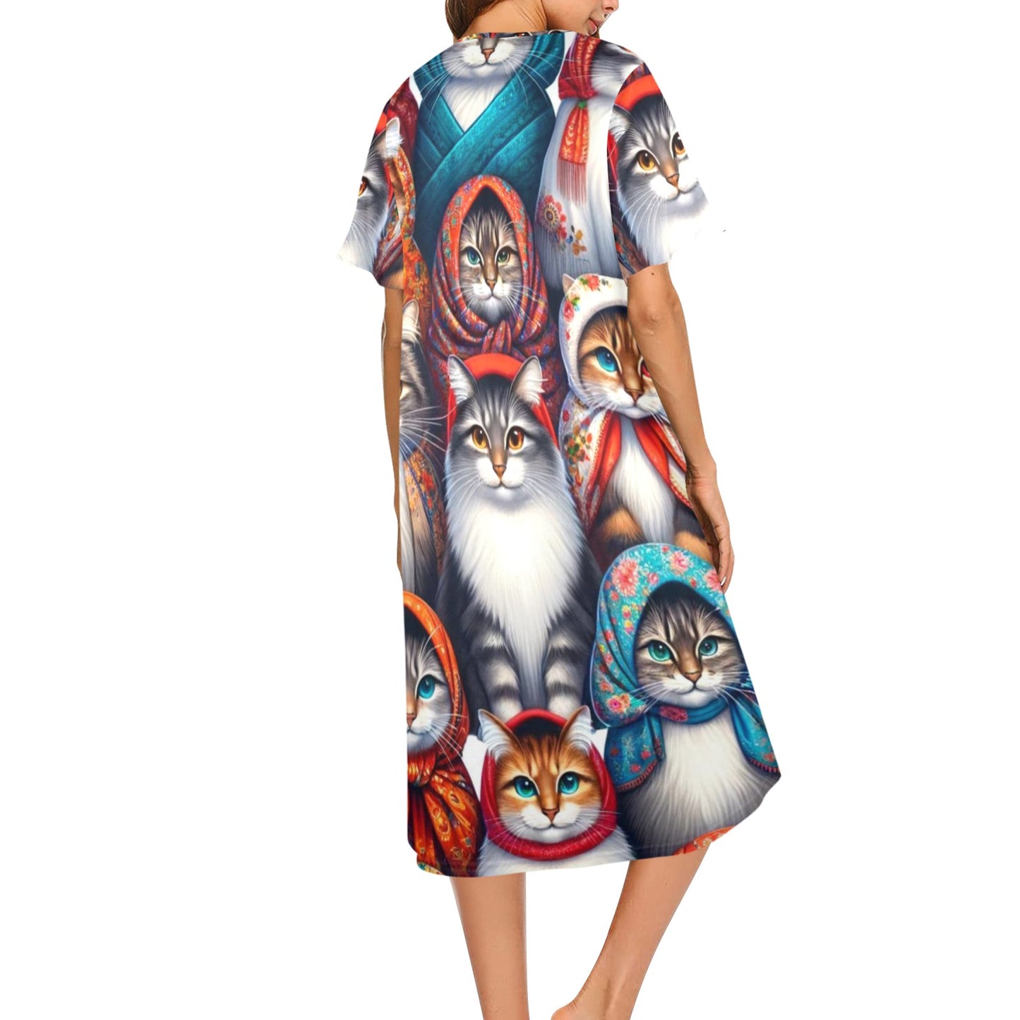 Babushka Cats Women's MuuMuu