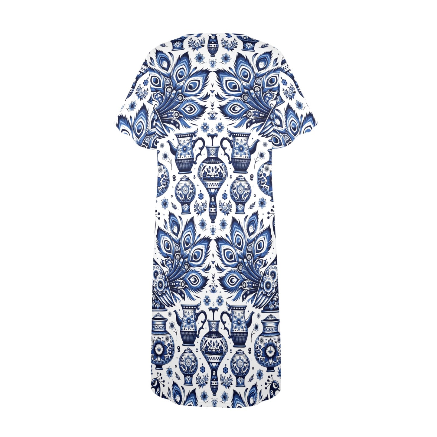 Polish Pottery Pattern Women's MuuMuu