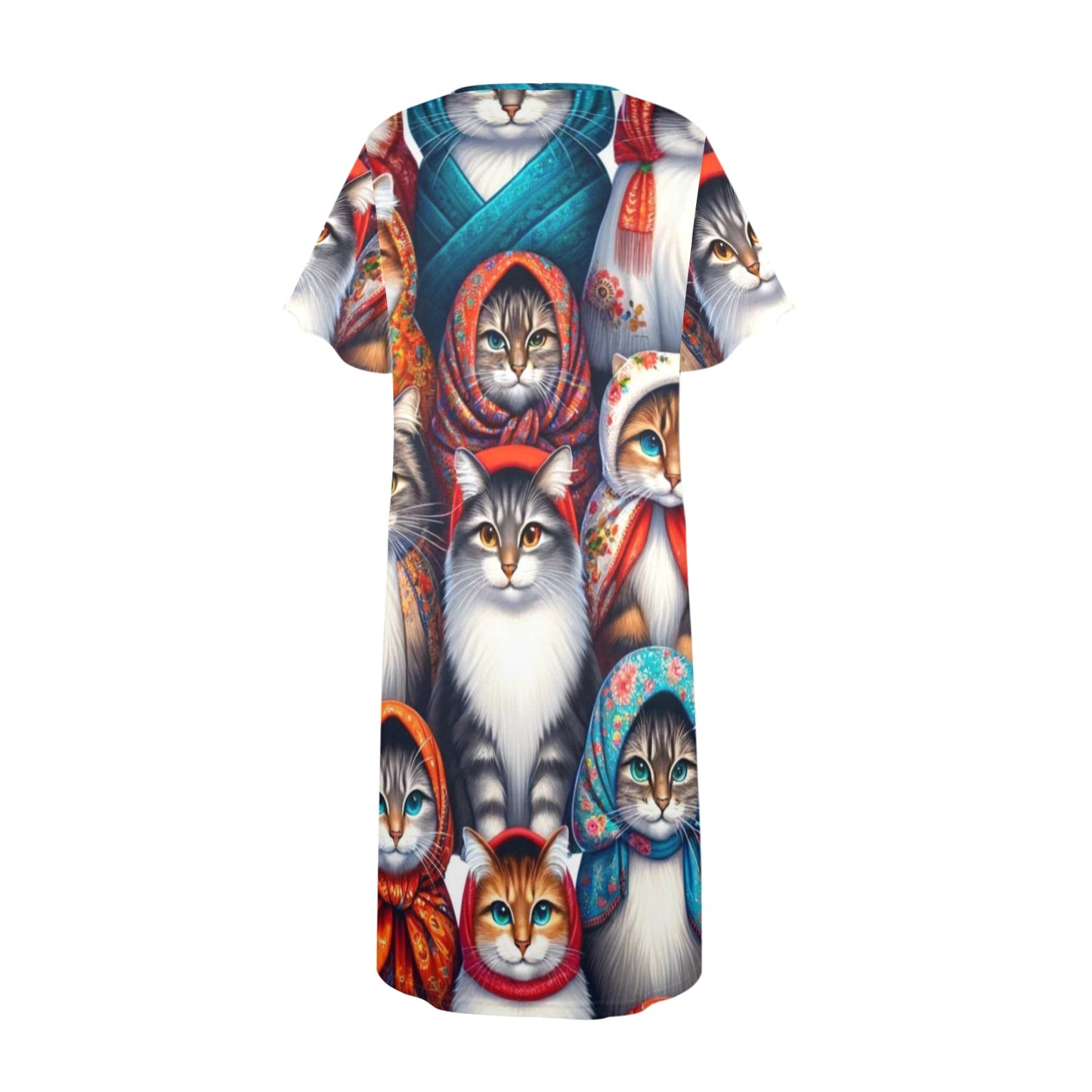 Babushka Cats Women's MuuMuu