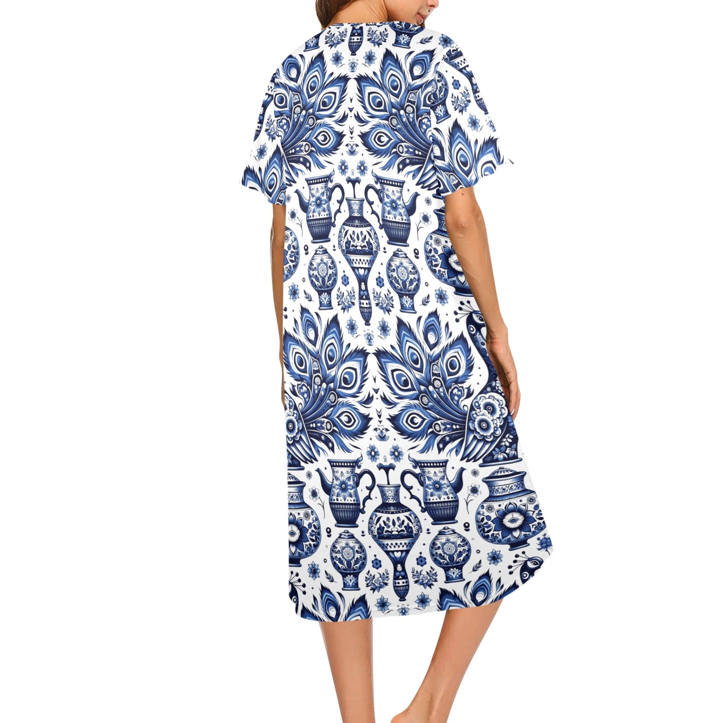 Polish Pottery Pattern Women's MuuMuu